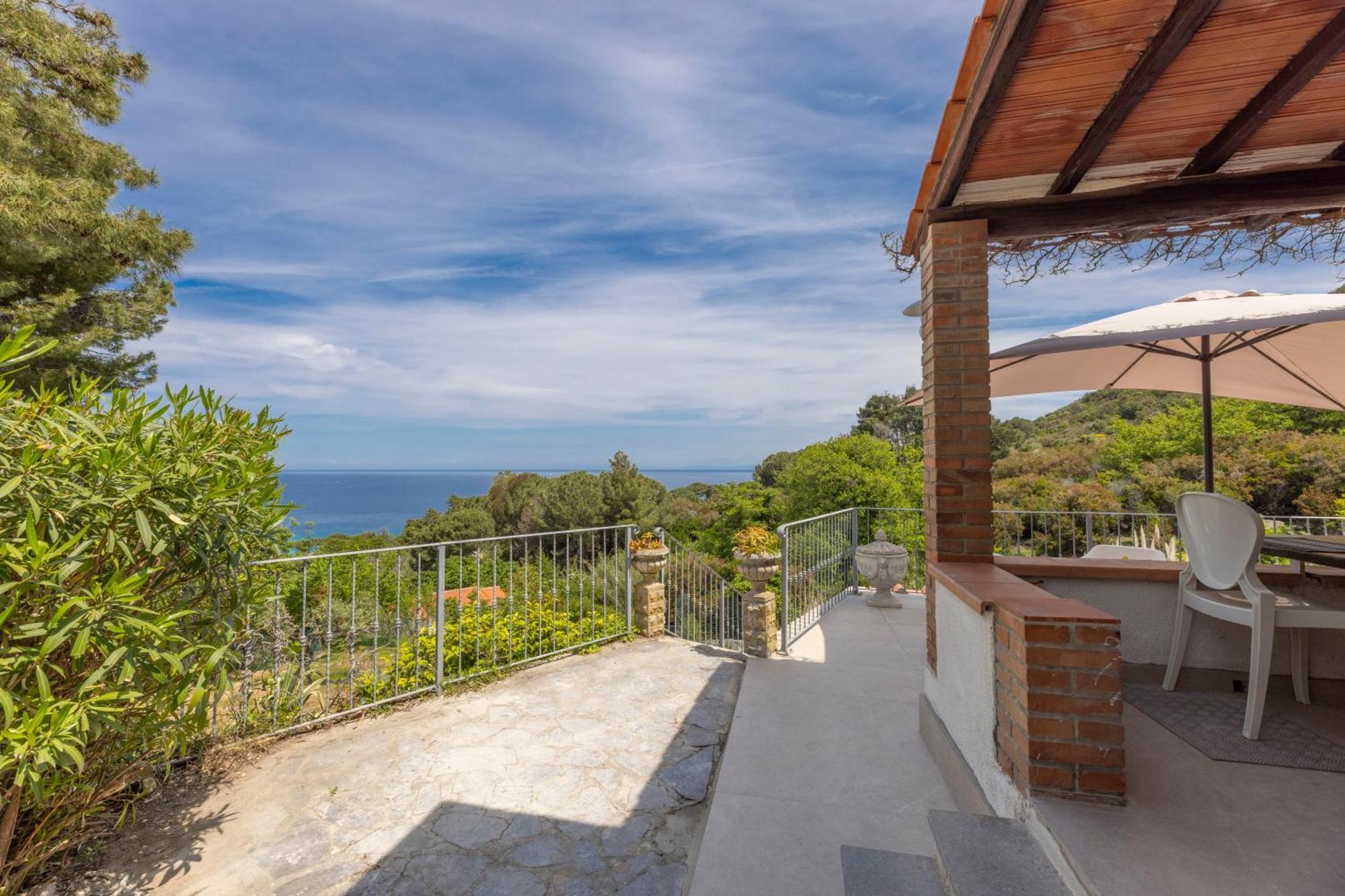 Casa Panoramica Bouganville Sant'Andrea  Bagian luar foto
